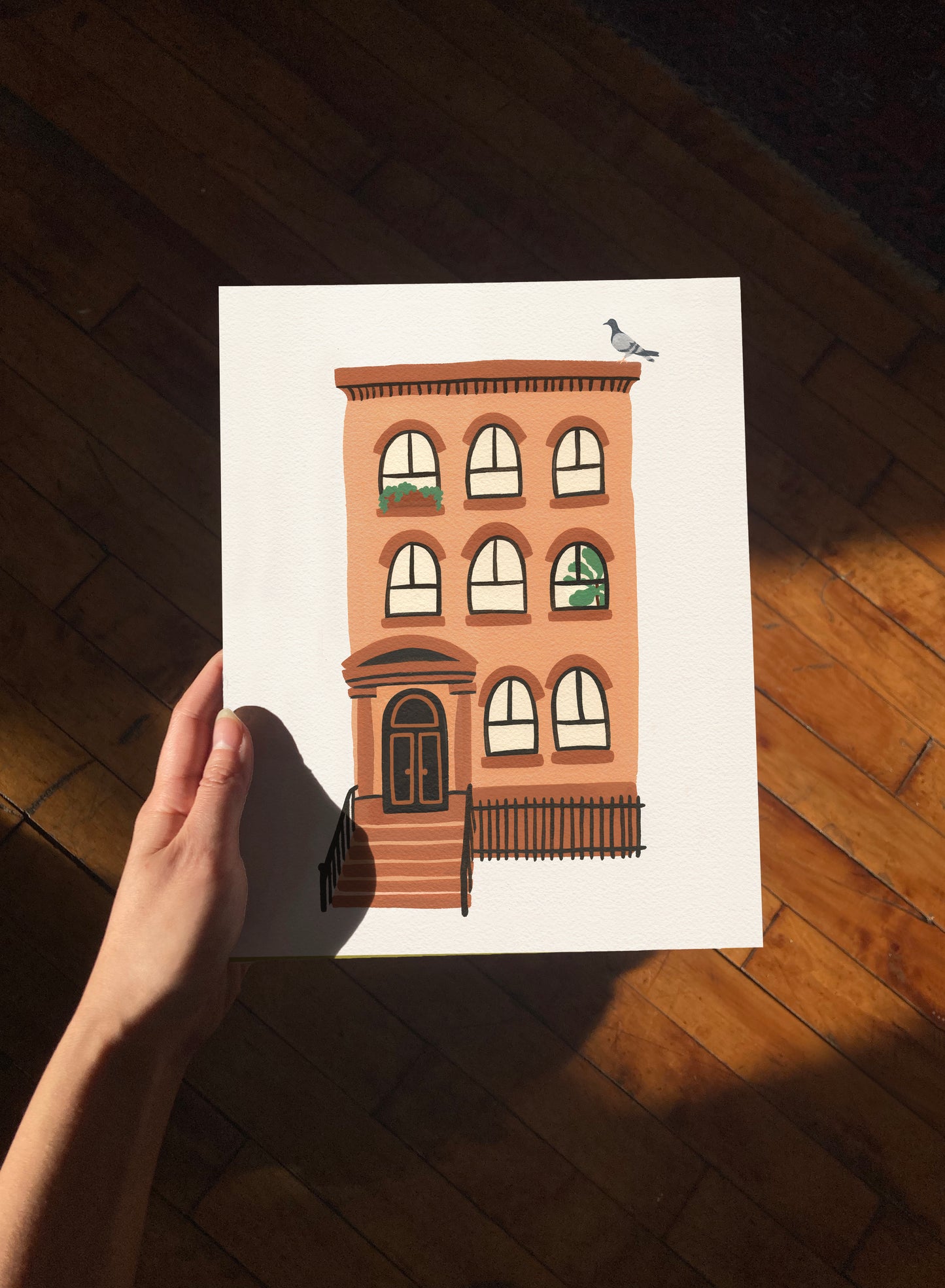 Brooklyn Brownstone Print