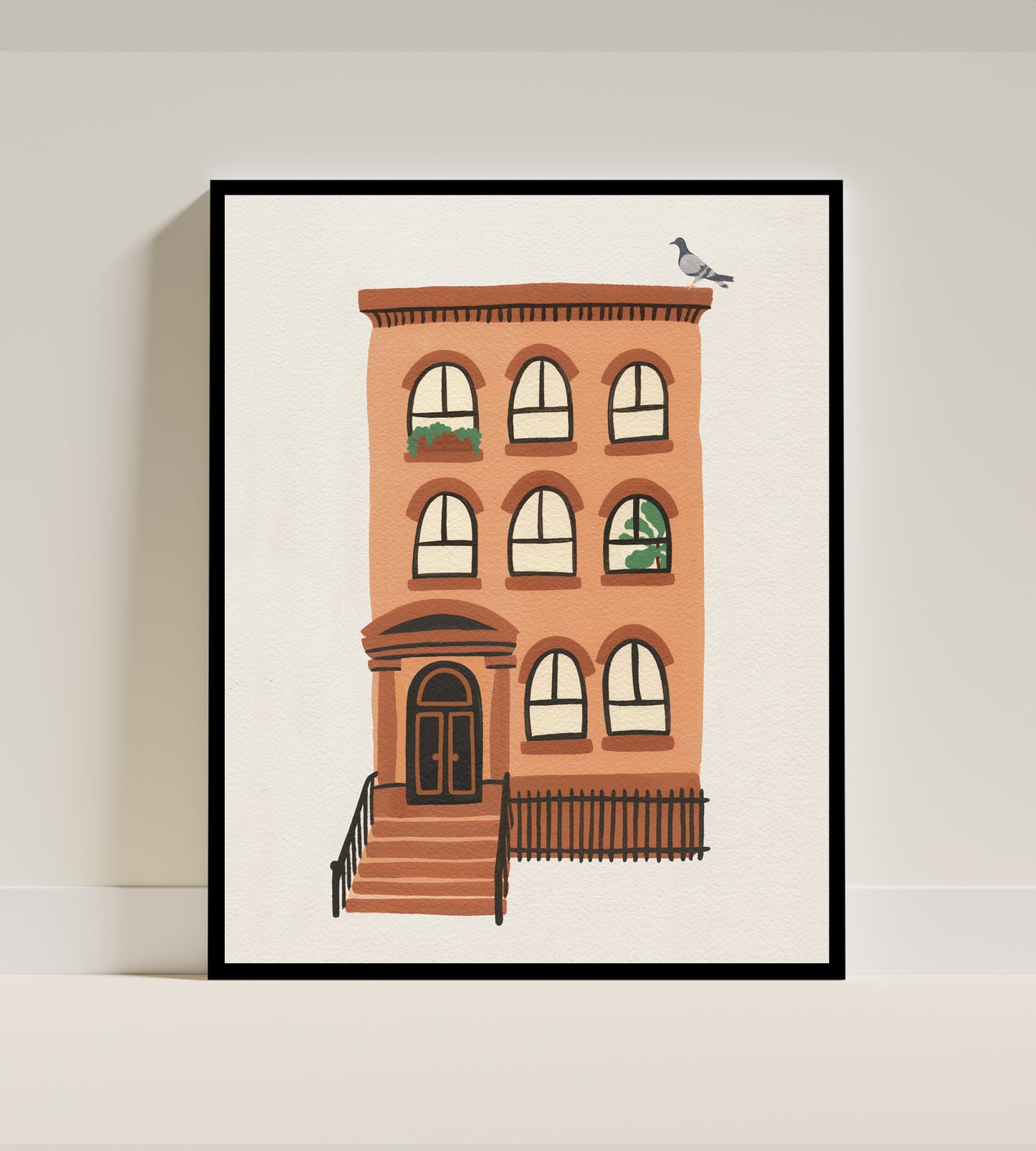 Brooklyn Brownstone Print