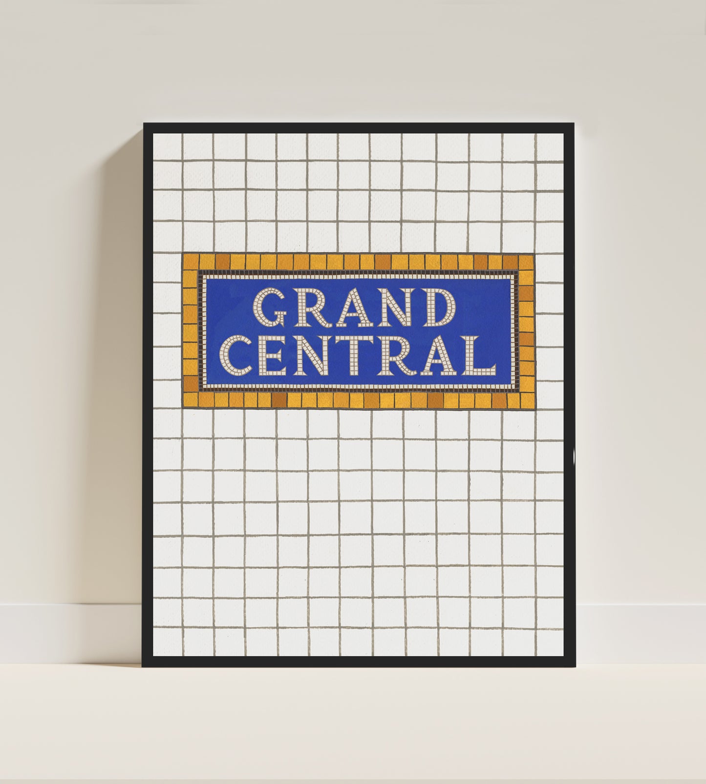 Grand Central Subway Sign Print