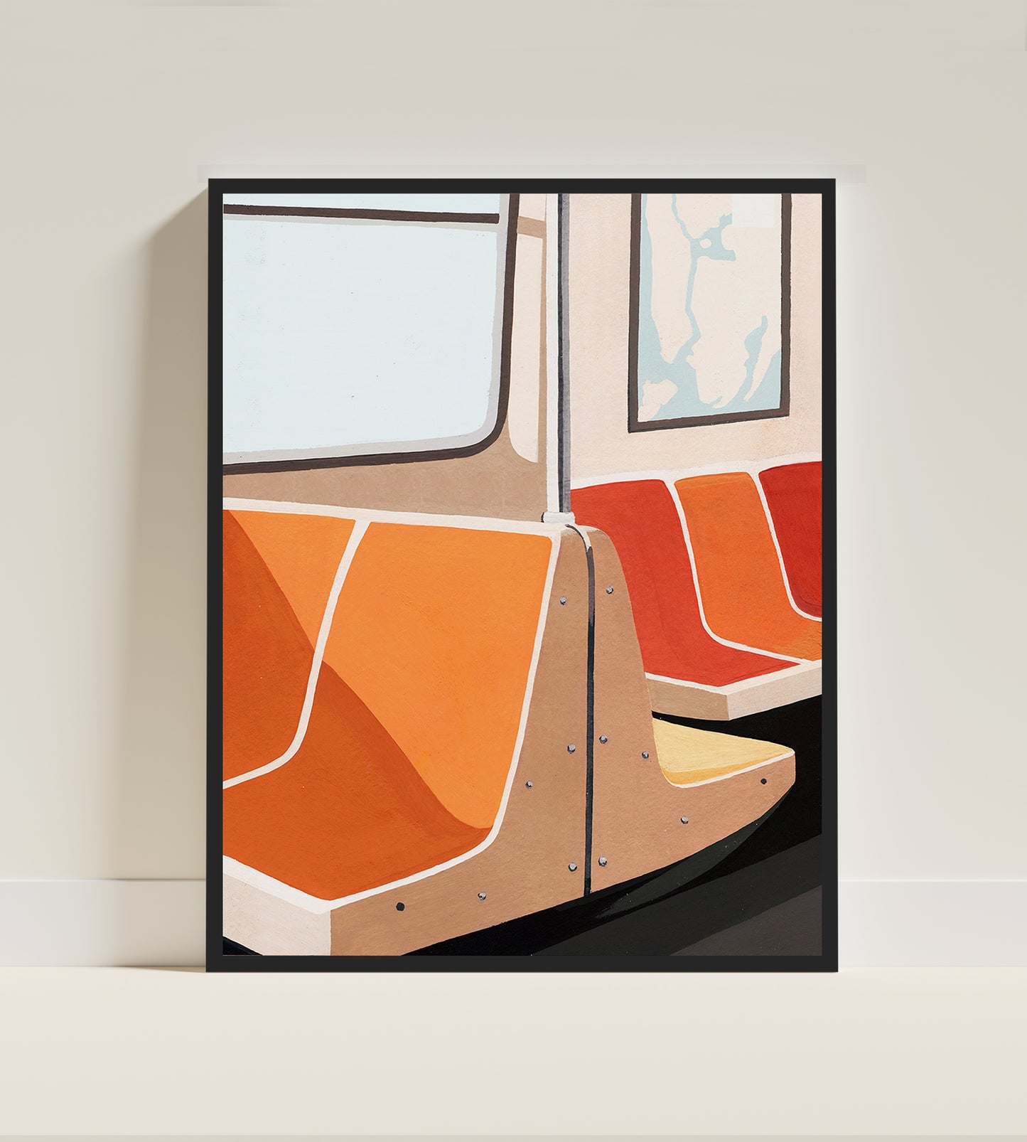 NYC Subway Seats Print