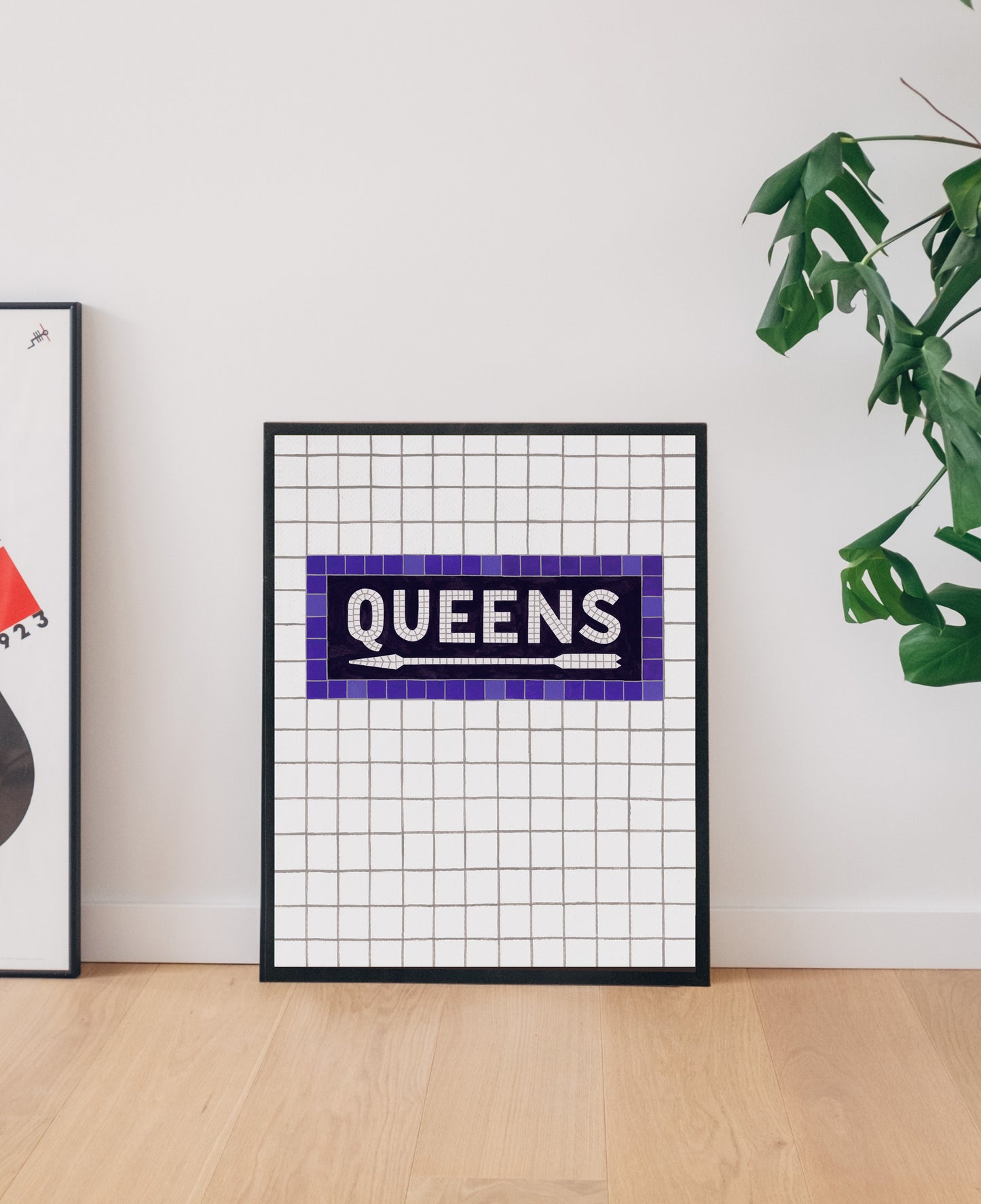 Queens Subway Sign Print