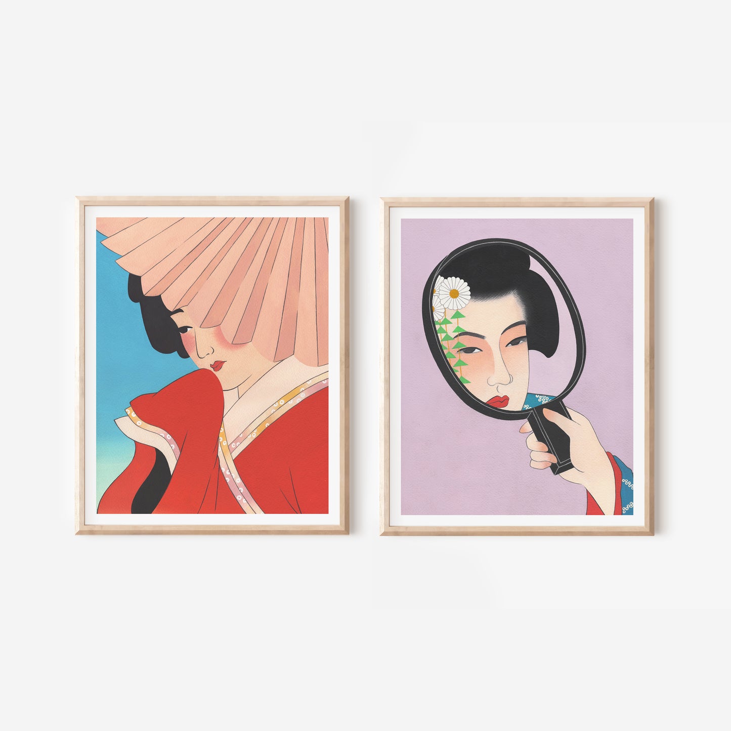 Geisha Prints Set of 2