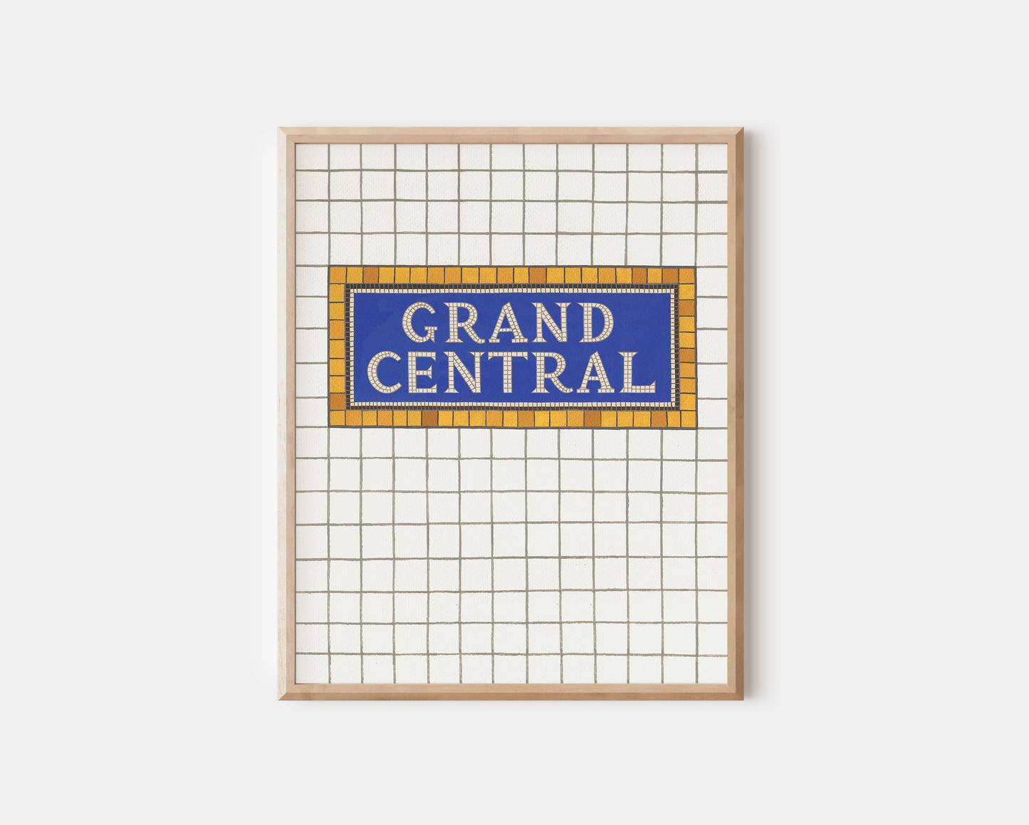 Grand Central Subway Sign Print