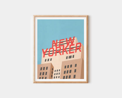 New Yorker Hotel Print