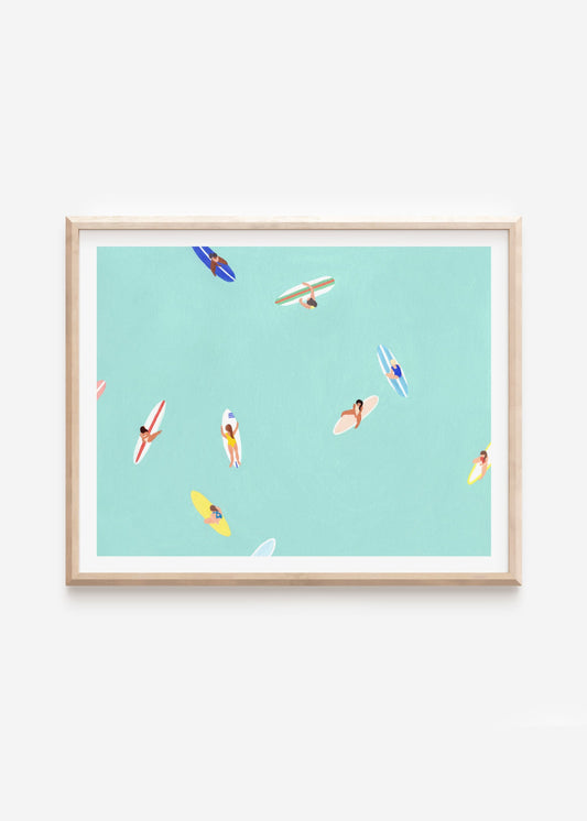 Mini Surfers Print