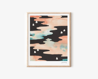 Abstract Japanese Print