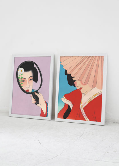 Geisha Prints Set of 2