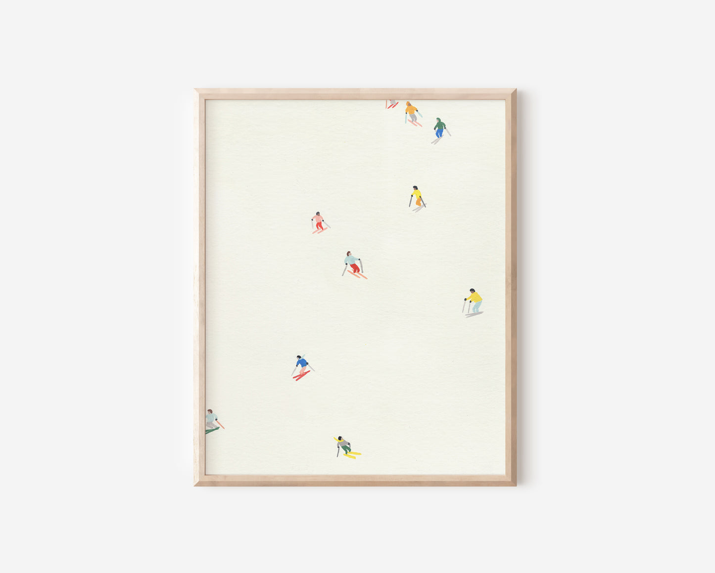 Mini Skiers Print