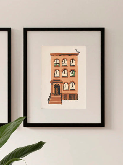Brooklyn Brownstone Print