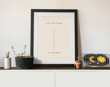 Buddhist Quote Print