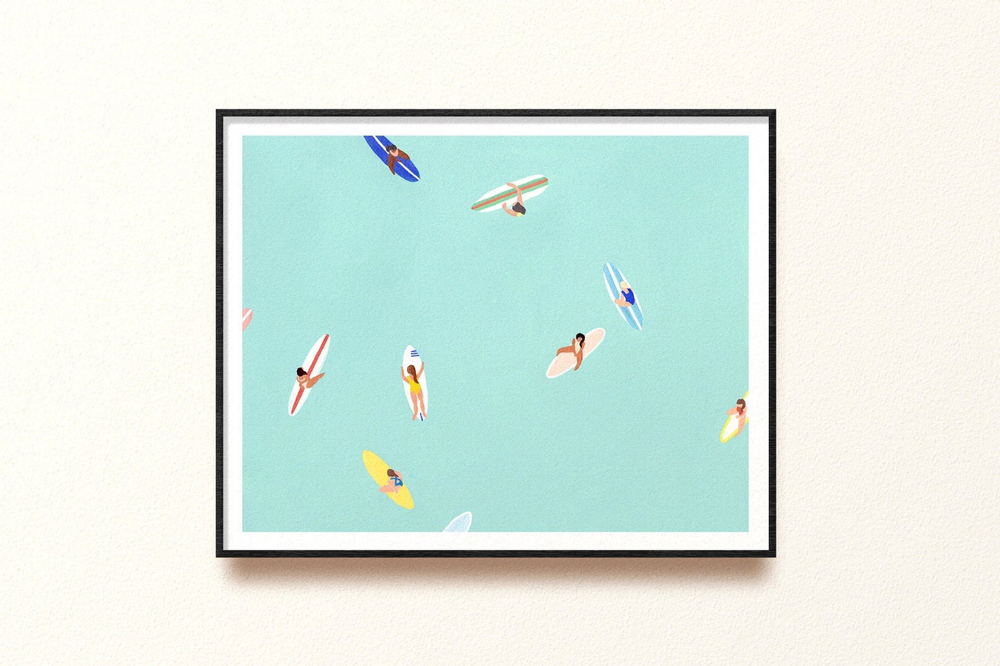 Mini Surfers Print