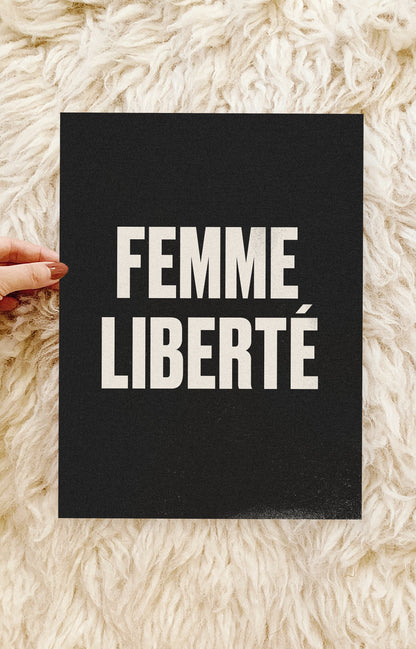 "Femme Liberté" Print