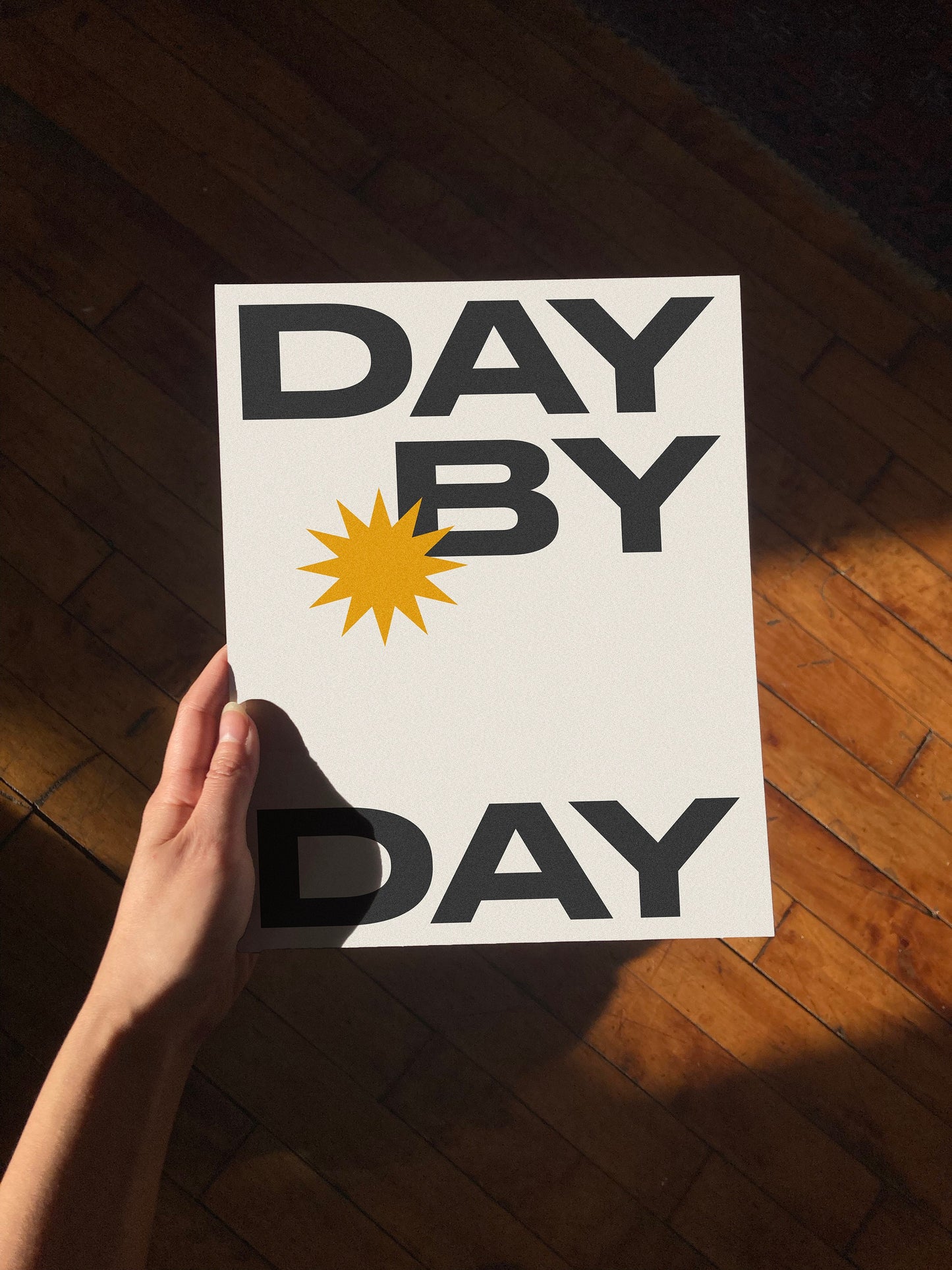 "Day By Day" Affirmation Print