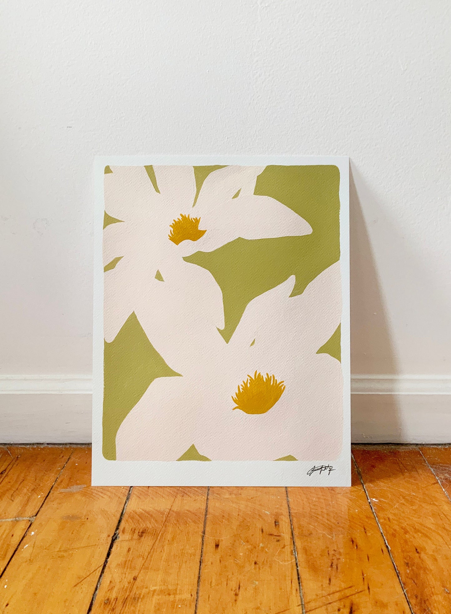 Abstract Floral Prints Set of 3