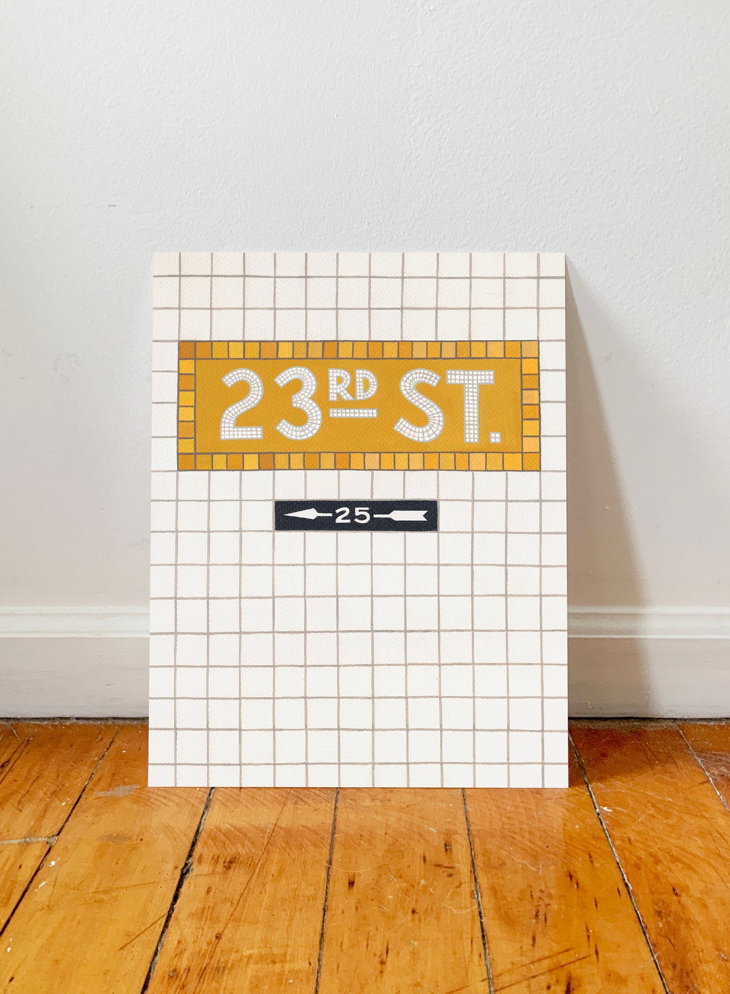 New York Subway Tile Print