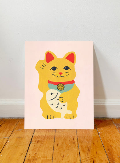 Lucky Cat Print