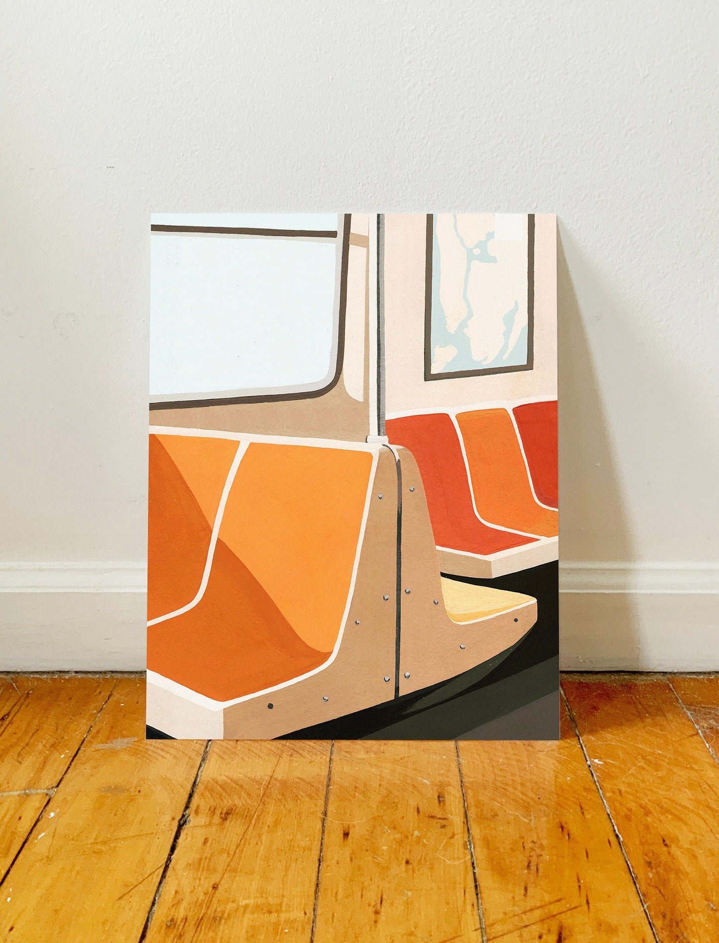 New York Subway Seats Print