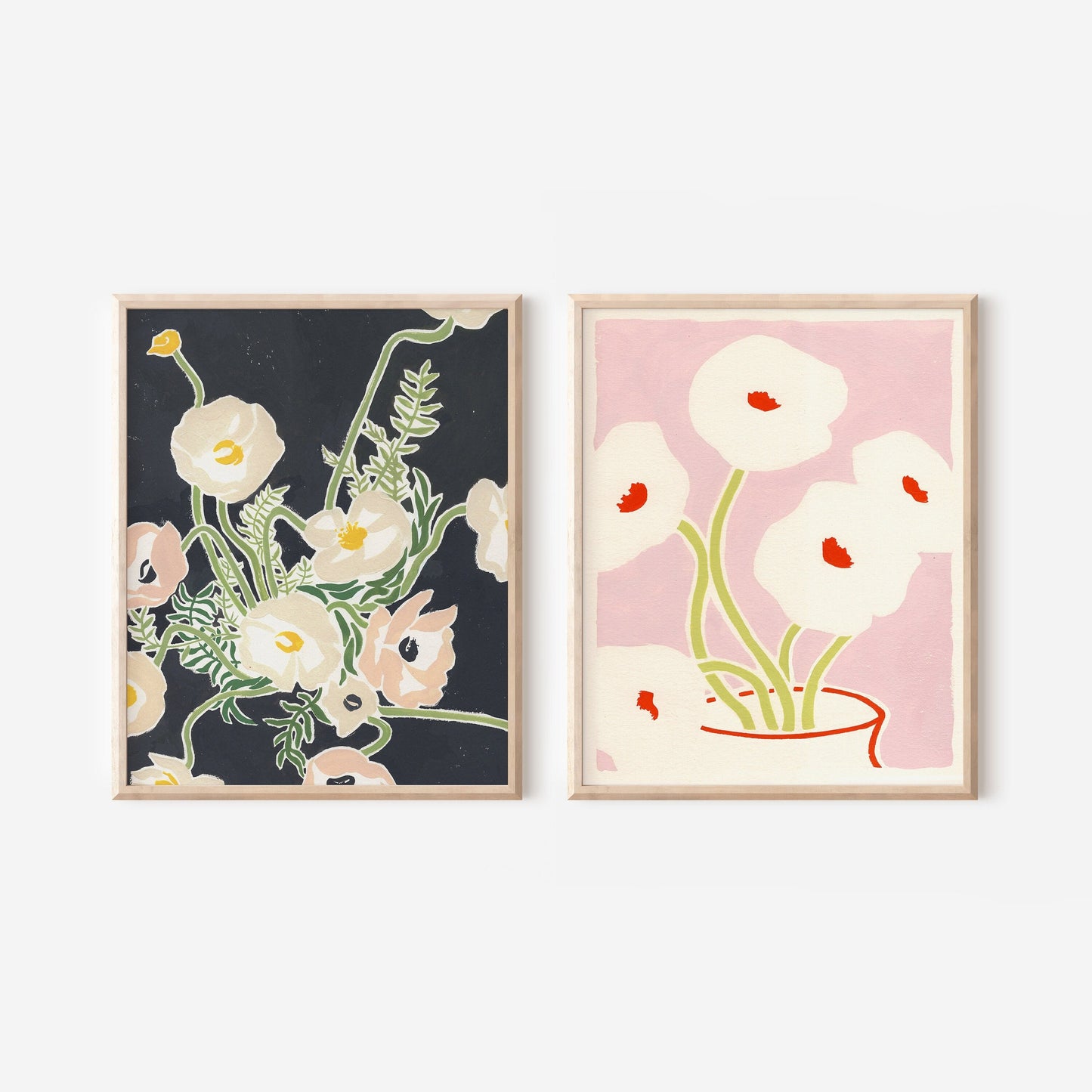 Floral Prints Set of 2