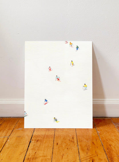 Mini Skiers Print