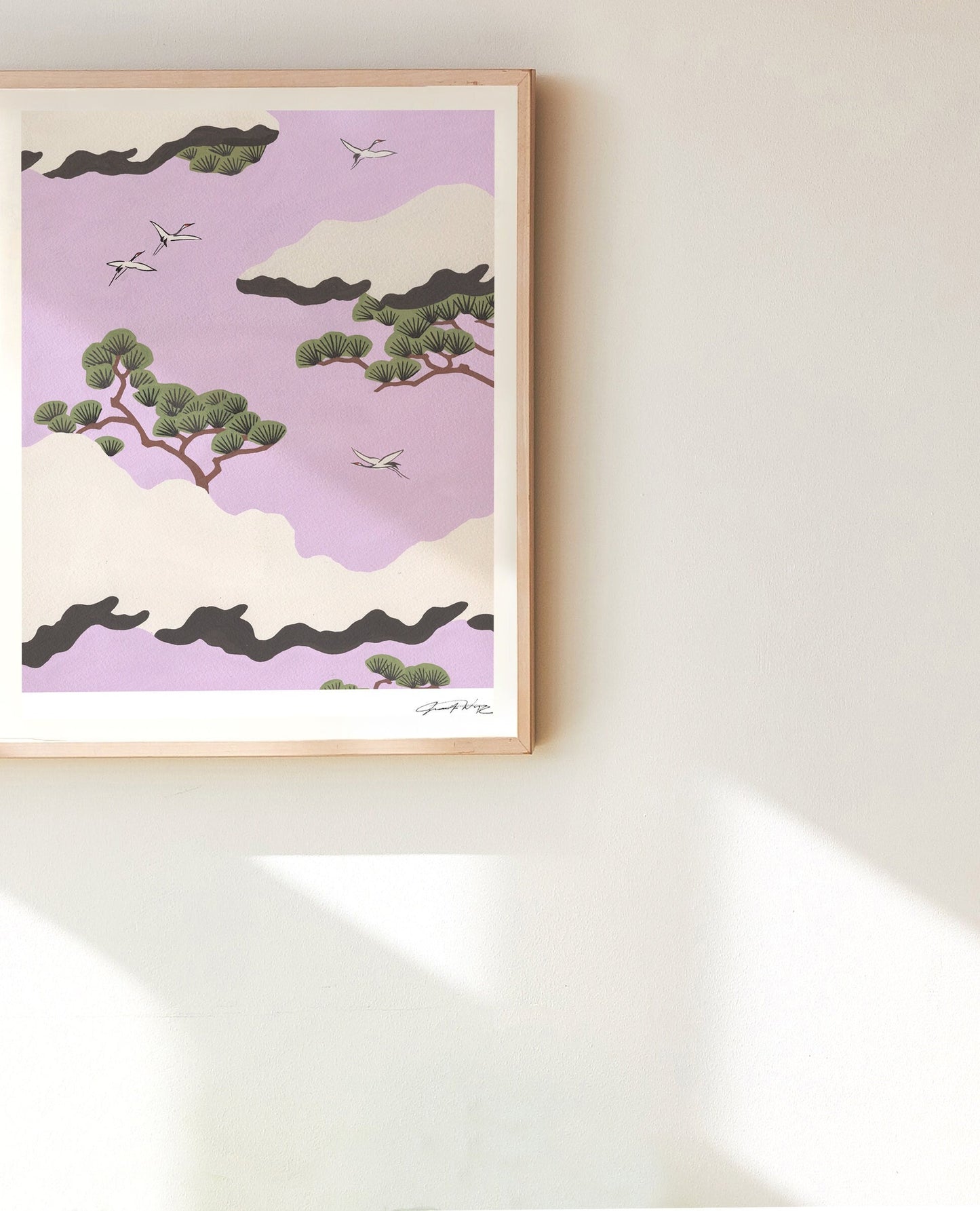 Japanese Pink Sky Print